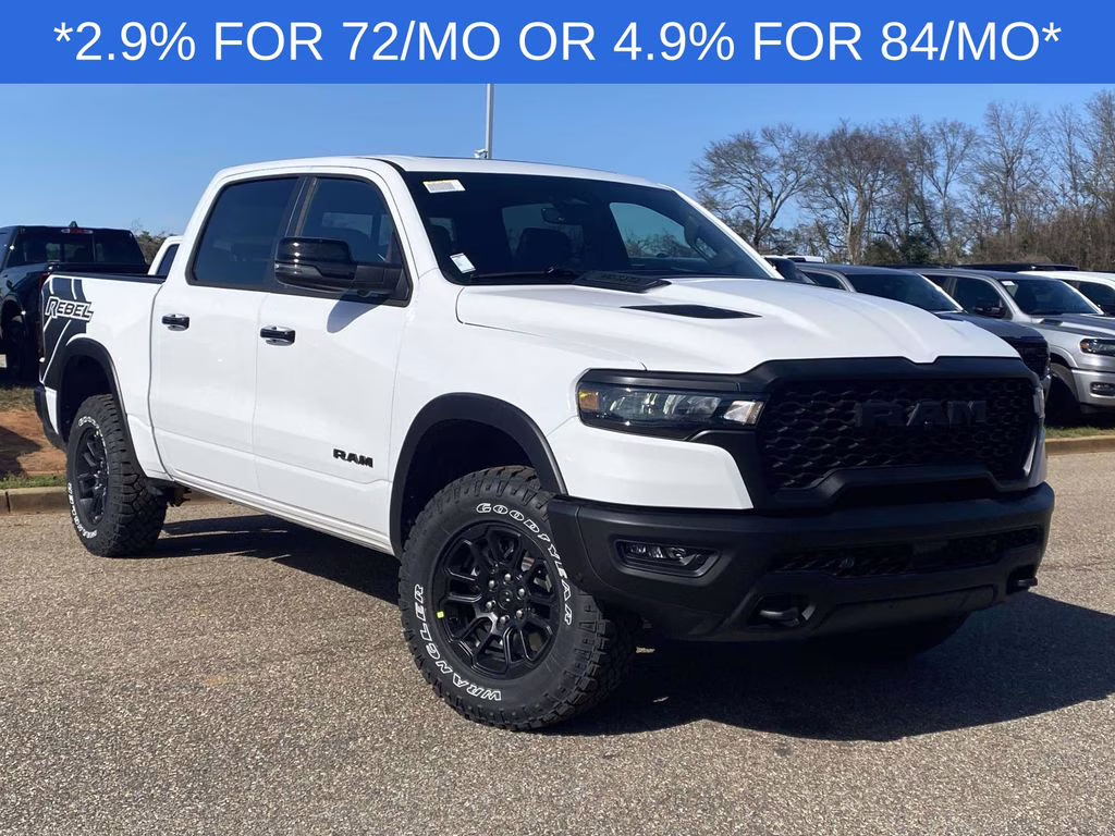 2026 Bright White Clearcoat Ram 1500 Rebel 4X4 Truck