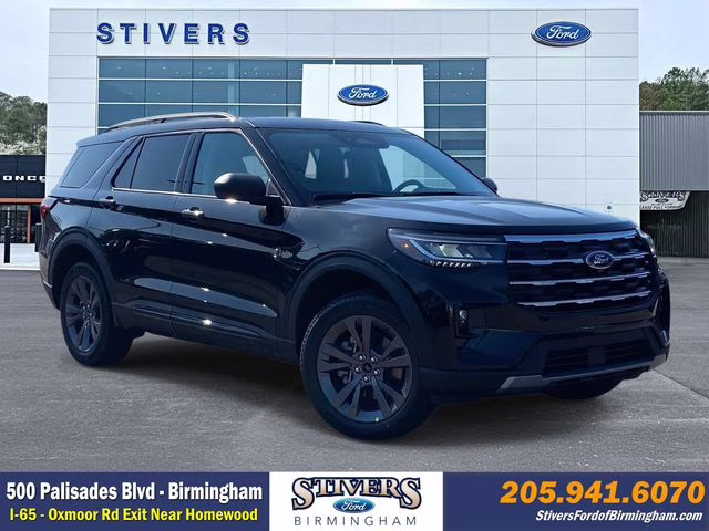 2026 Black Metallic Ford Explorer Active 4X4 SUV