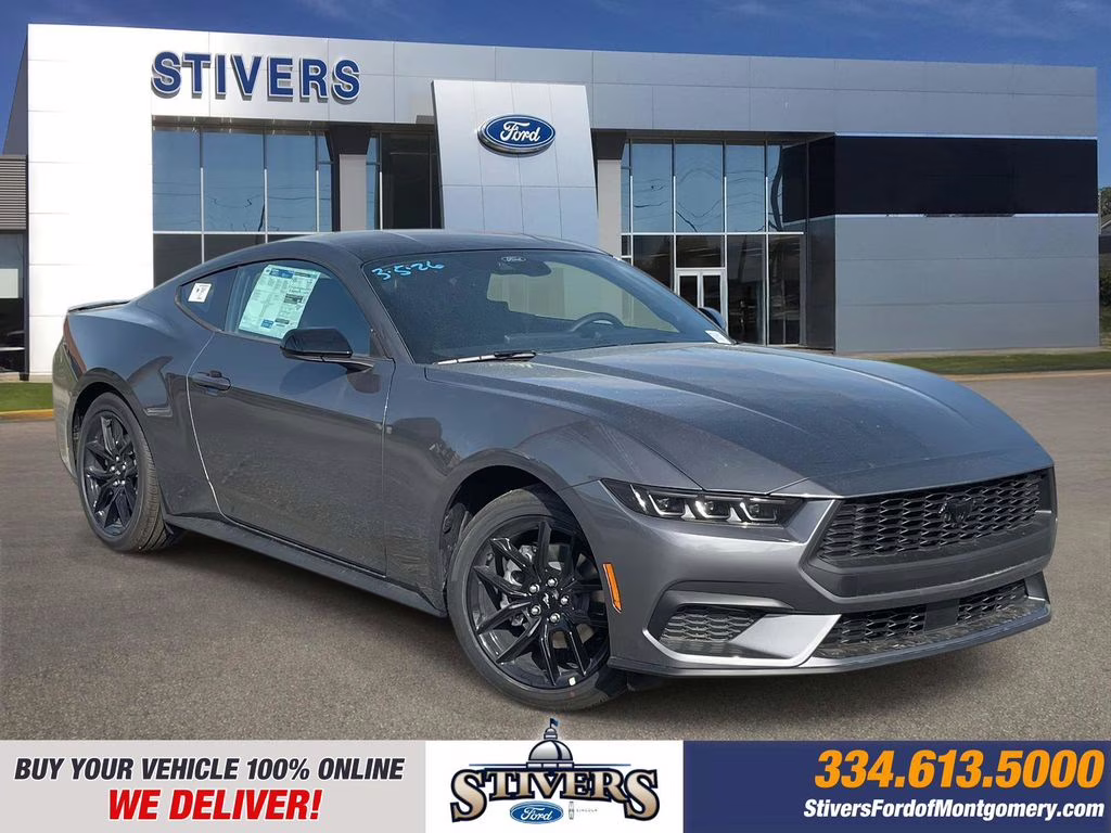 2026 Carbonized Gray Metallic Ford Mustang EcoBoost RWD Coupe