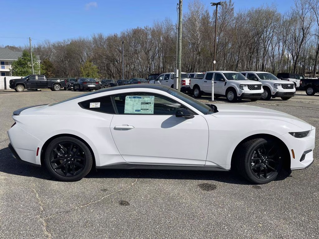 2026 Oxford White Ford Mustang EcoBoost RWD Coupe