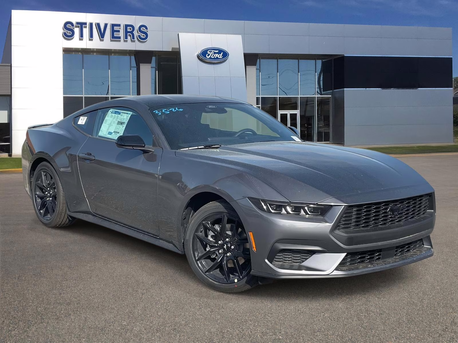 2026 Carbonized Gray Metallic Ford Mustang EcoBoost RWD Coupe