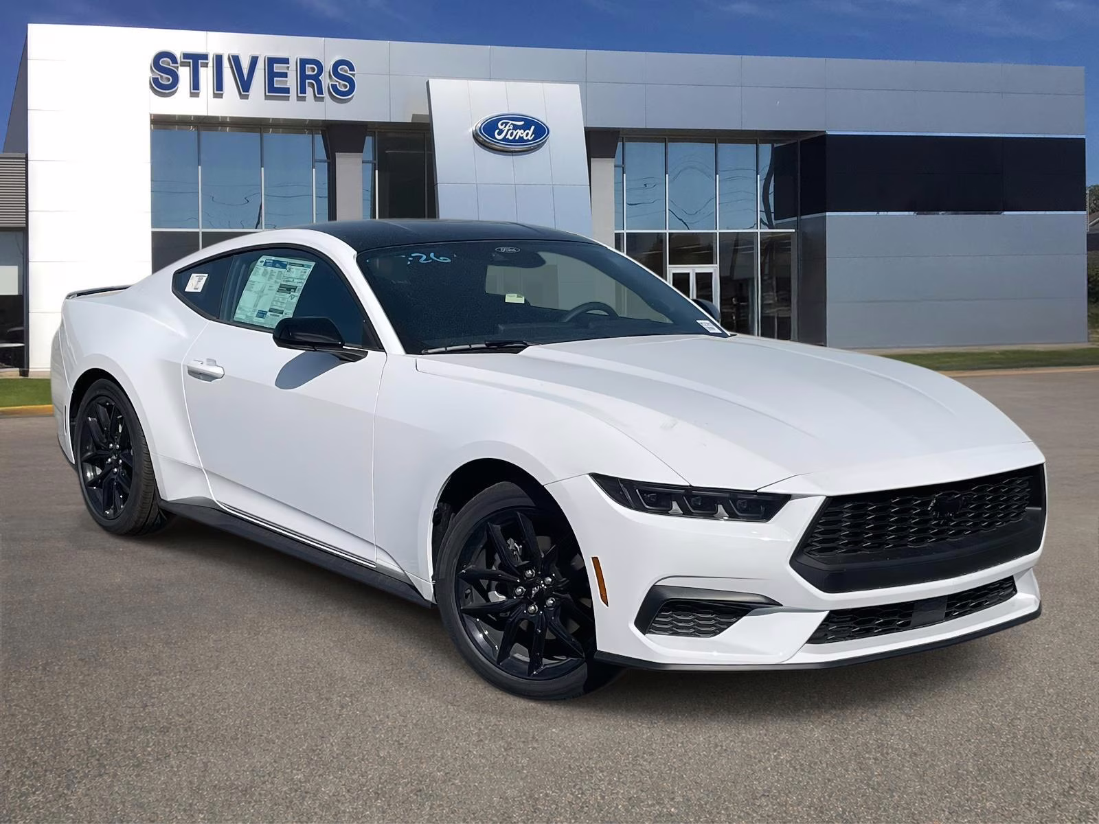 2026 Oxford White Ford Mustang EcoBoost RWD Coupe