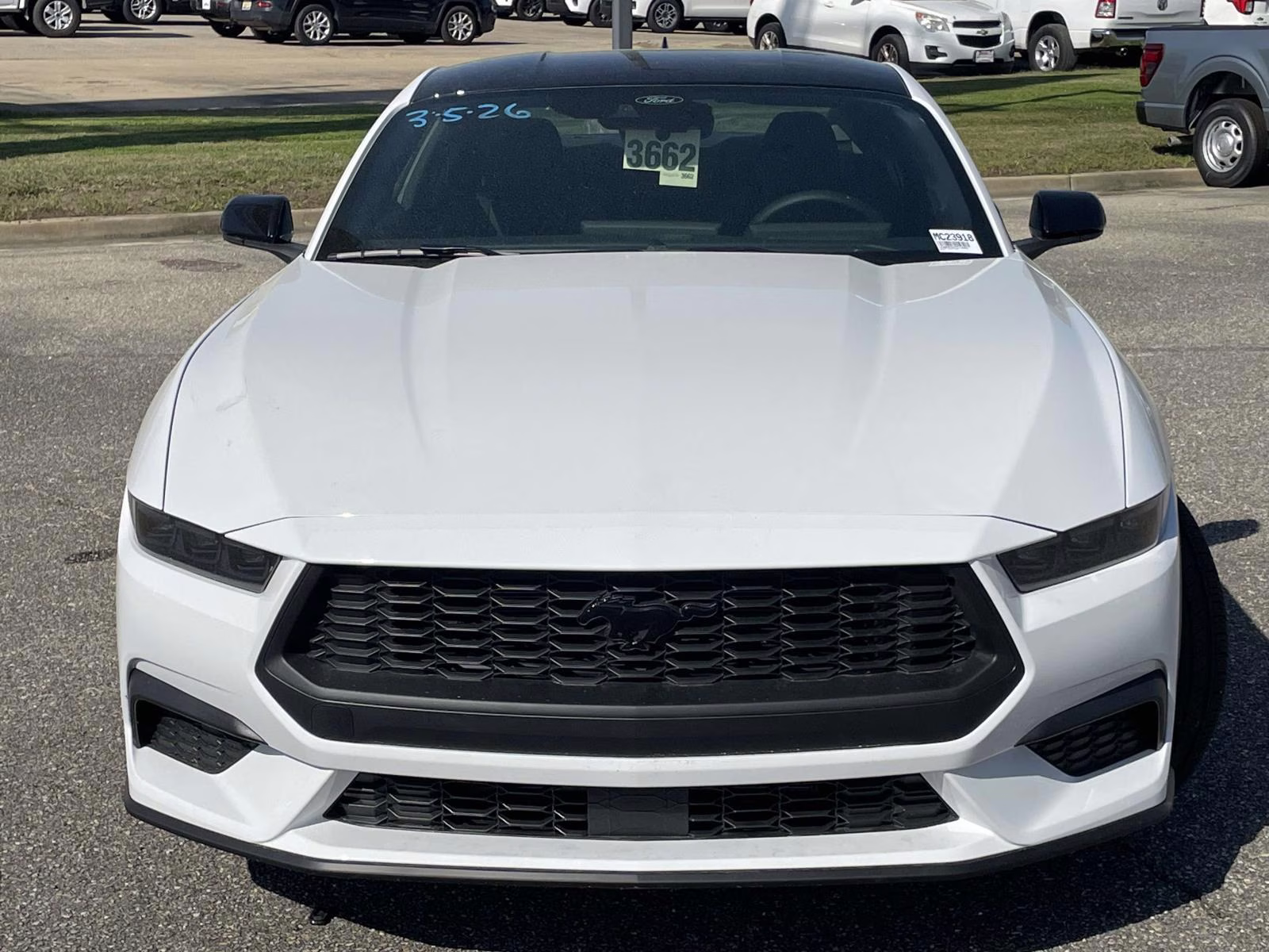 2026 Oxford White Ford Mustang EcoBoost RWD Coupe