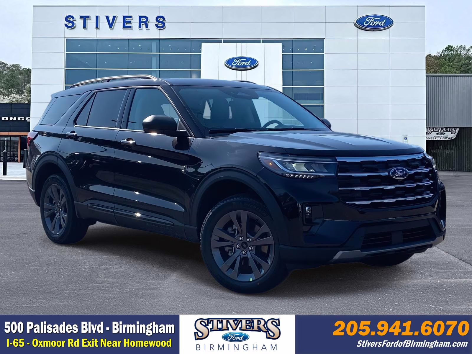 2026 Black Metallic Ford Explorer Active 4X4 SUV