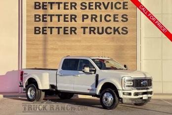 2025 White Ford Super Duty F-450 DRW Platinum 4X4 Truck