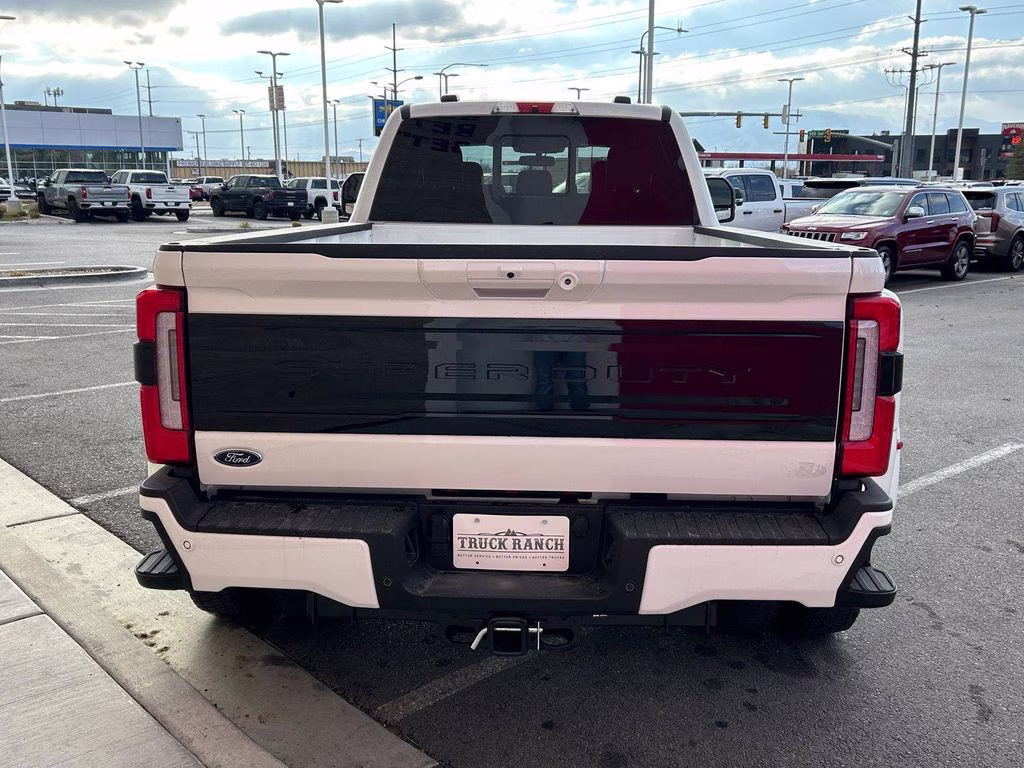 2025 White Ford Super Duty F-450 DRW Platinum 4X4 Truck