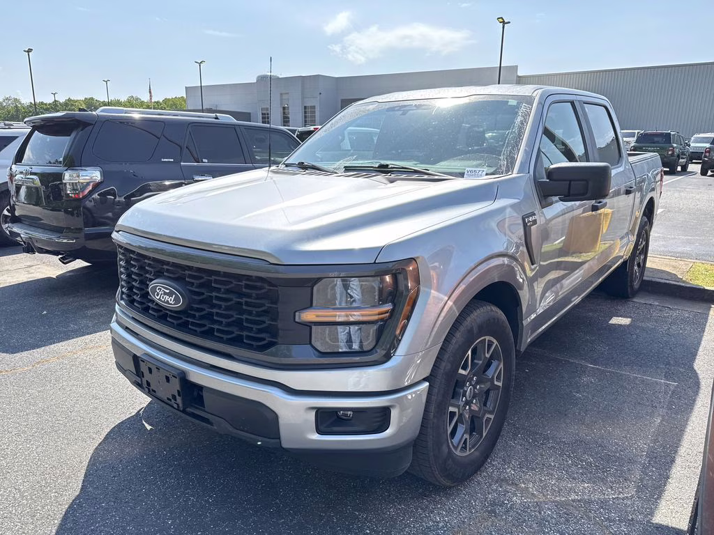 2024 Iconic Silver Metallic Ford F-150 STX RWD Truck