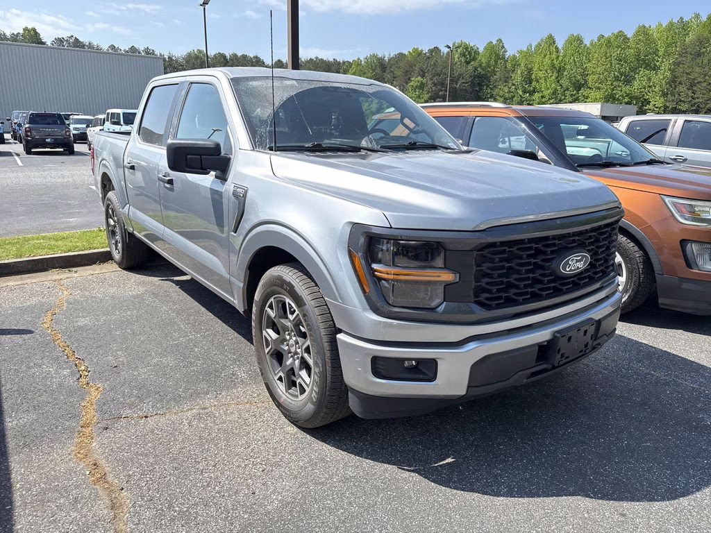 2024 Iconic Silver Metallic Ford F-150 STX RWD Truck