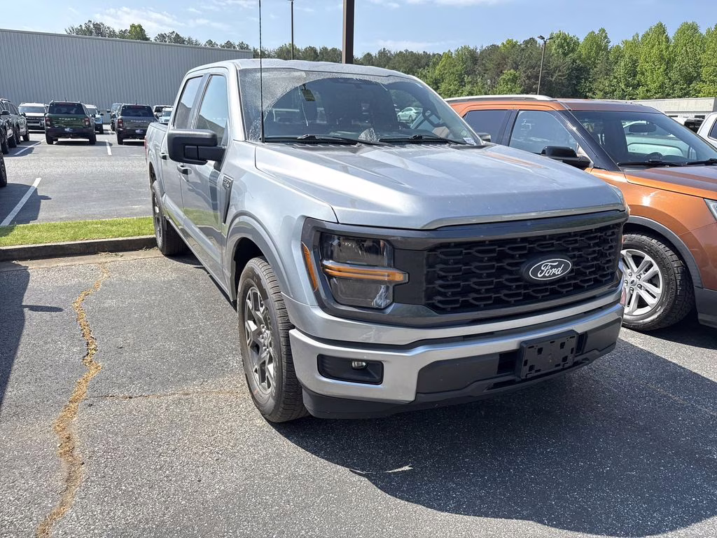 2024 Iconic Silver Metallic Ford F-150 STX RWD Truck