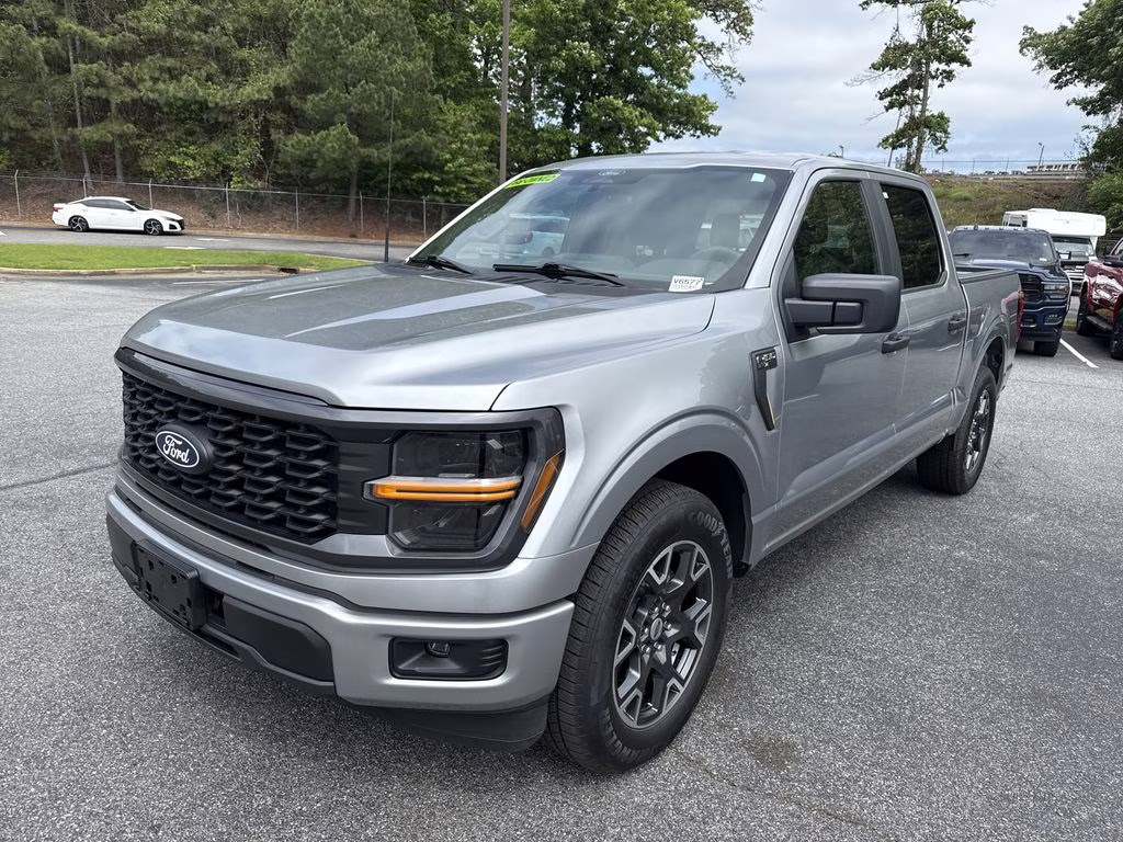 2024 Iconic Silver Metallic Ford F-150 STX RWD Truck