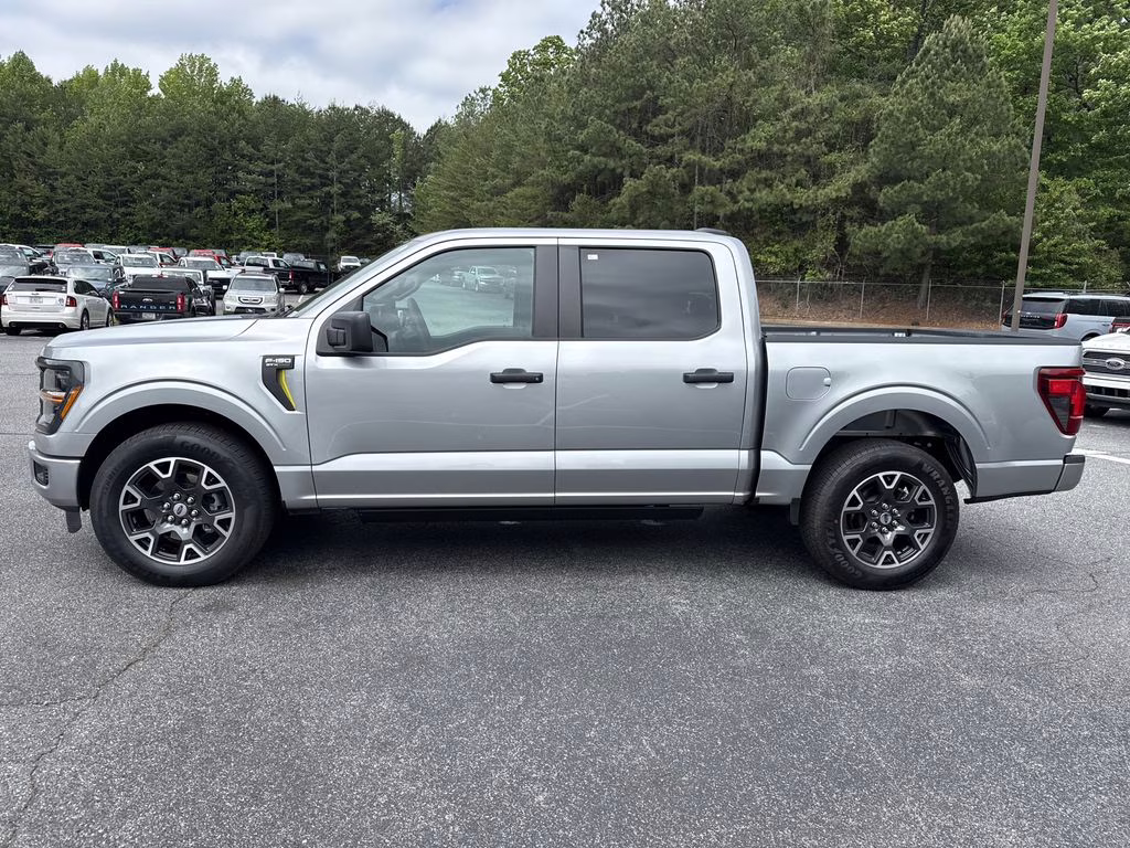 2024 Iconic Silver Metallic Ford F-150 STX RWD Truck
