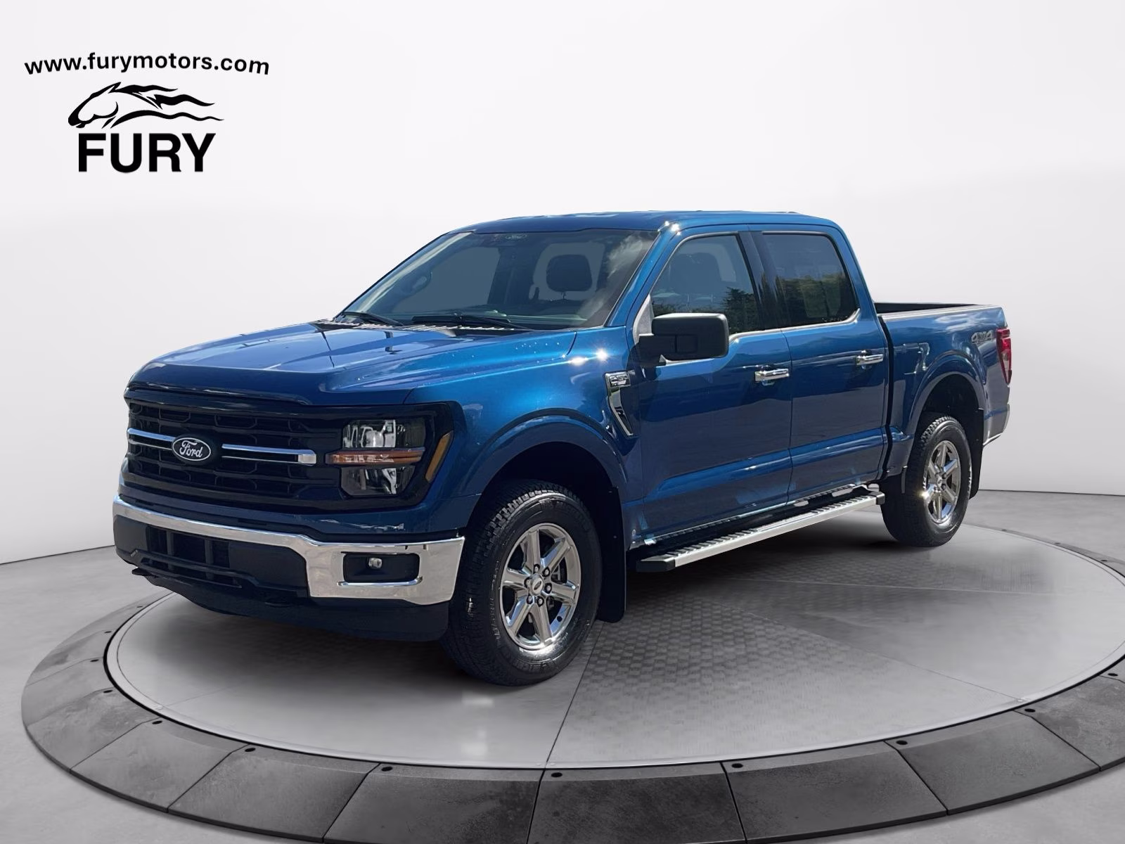 2025 Atlas Blue Metallic Ford F-150 XLT 4X4 Truck