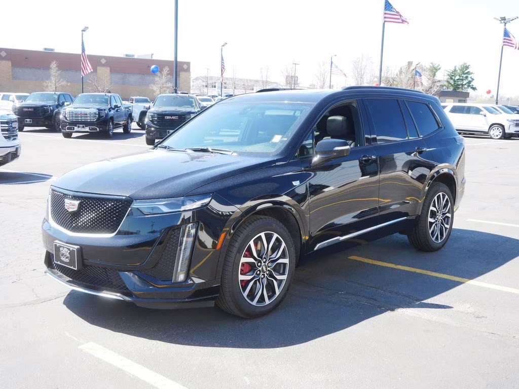 2024 Stellar Black Metallic Cadillac XT6 Sport AWD SUV