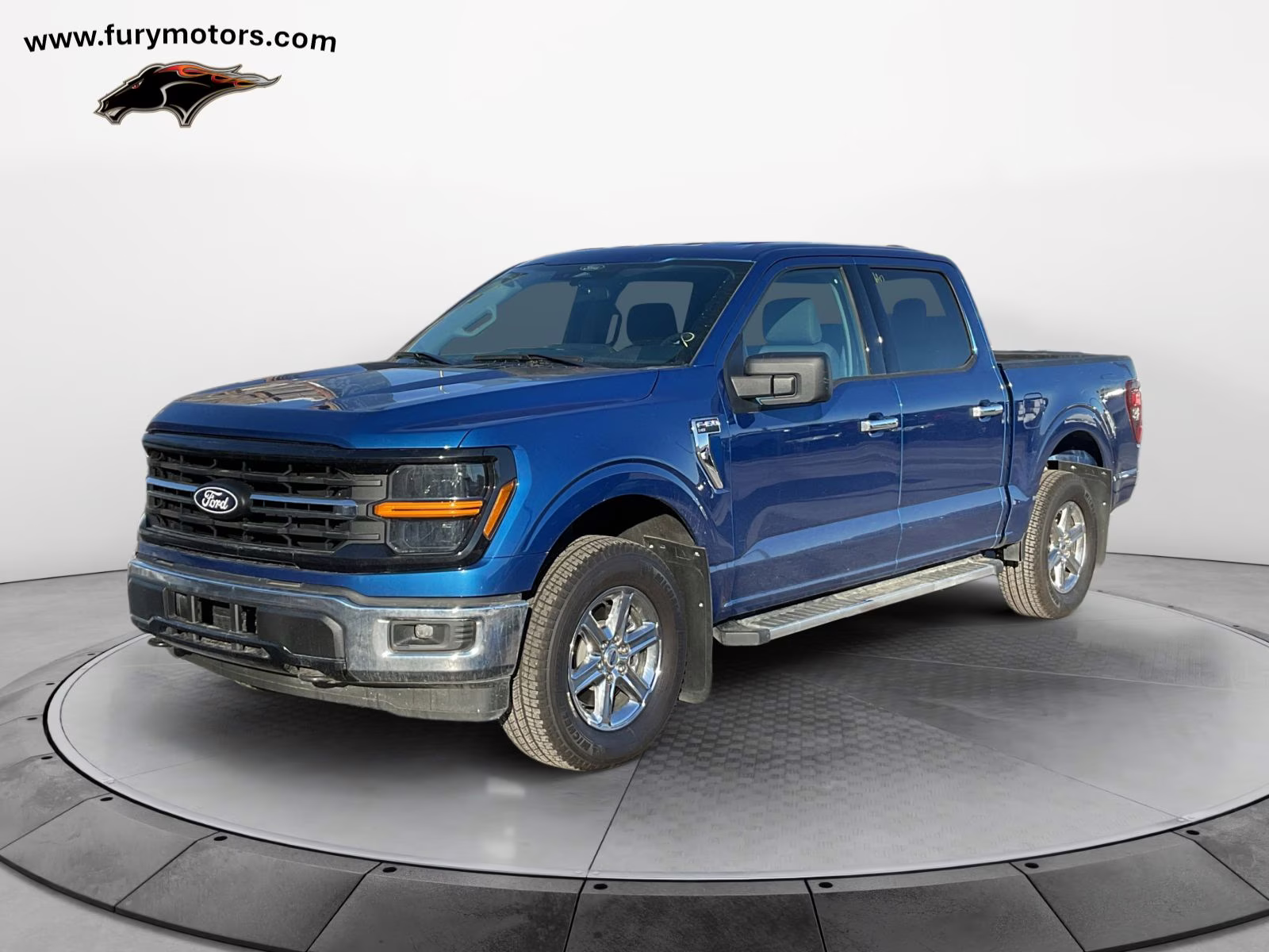 2025 Atlas Blue Metallic Ford F-150 XLT 4X4 Truck