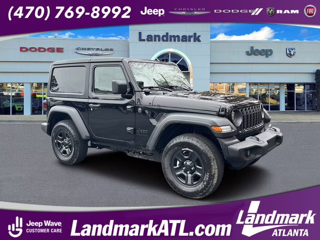 2026 Black Clearcoat Jeep Wrangler Sport 4X4 Convertible
