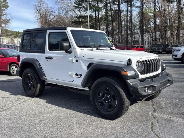 2026 Bright White Clearcoat Jeep Wrangler Sport 4X4 Convertible