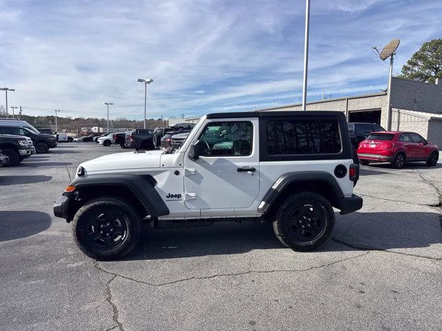 2026 Bright White Clearcoat Jeep Wrangler Sport 4X4 Convertible