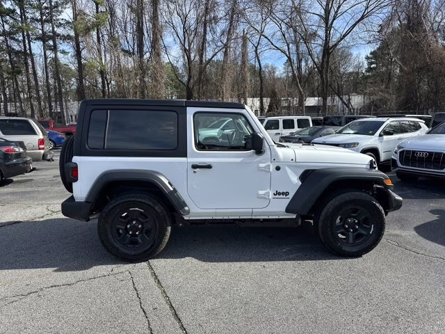 2026 Bright White Clearcoat Jeep Wrangler Sport 4X4 Convertible
