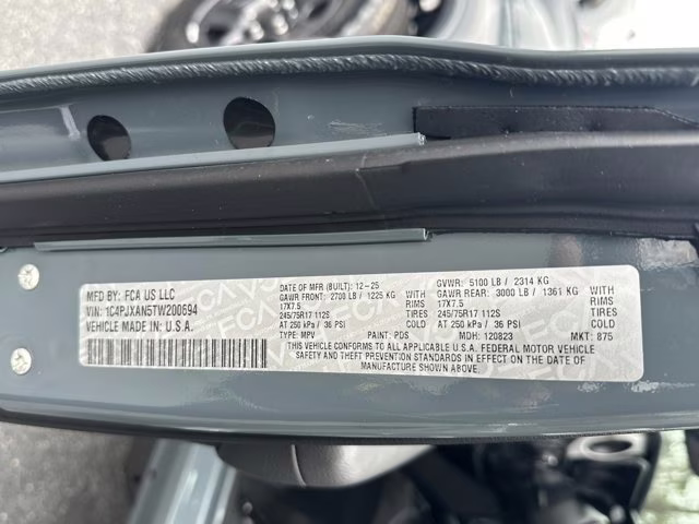 2026 Anvil Clear Coat Jeep Wrangler Sport 4X4 Convertible