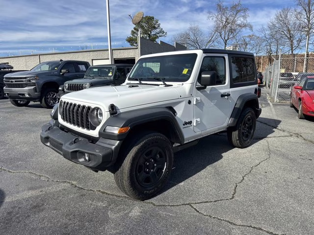 2026 Bright White Clearcoat Jeep Wrangler Sport 4X4 Convertible