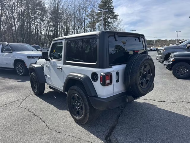 2026 Bright White Clearcoat Jeep Wrangler Sport 4X4 Convertible