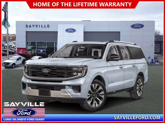 2026 Glacier Gray Metallic Tri-Coat Ford Expedition Max Platinum 4x4 4X4 SUV