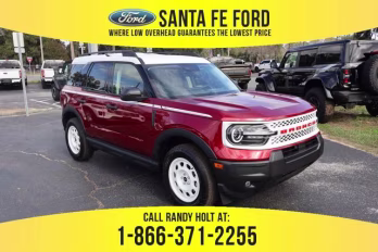 2025 Red Ford Bronco Sport Heritage 4X4 SUV