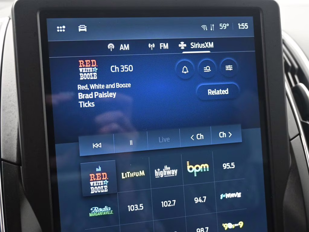 2024 Red Metallic Ford Edge Titanium AWD SUV