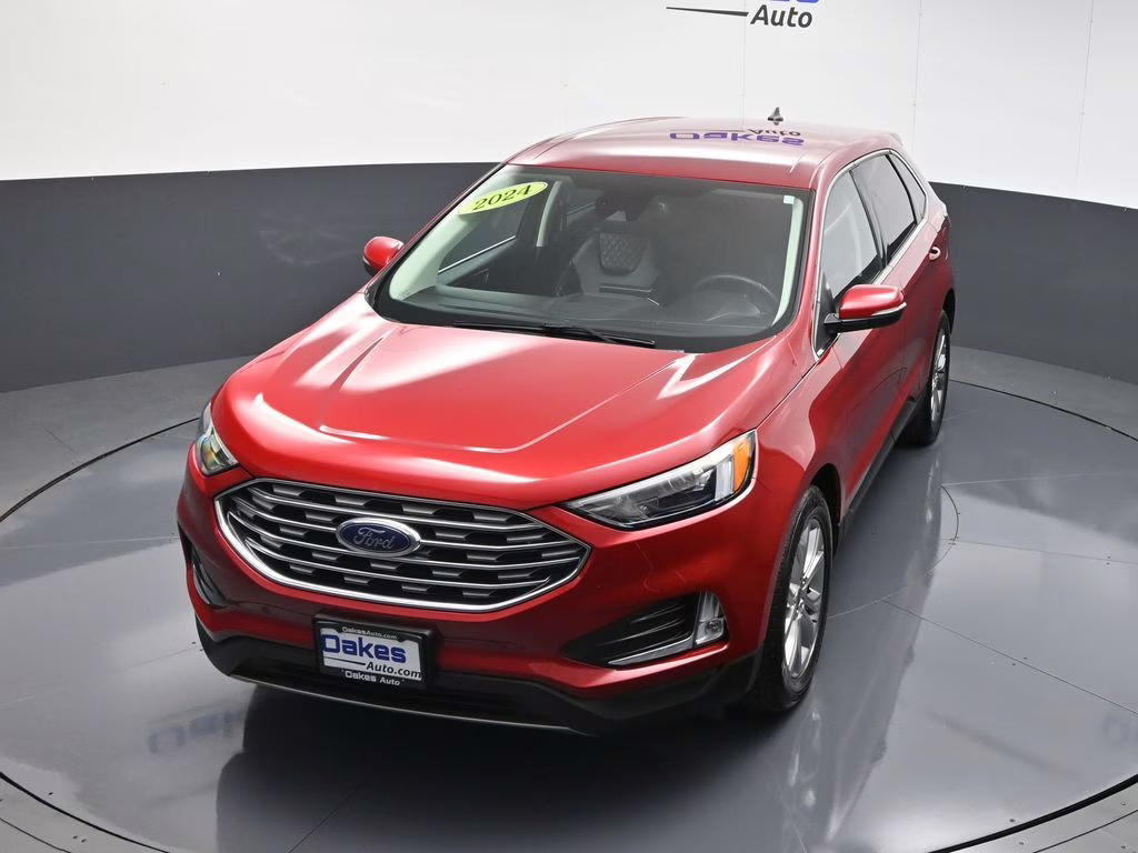 2024 Red Metallic Ford Edge Titanium AWD SUV
