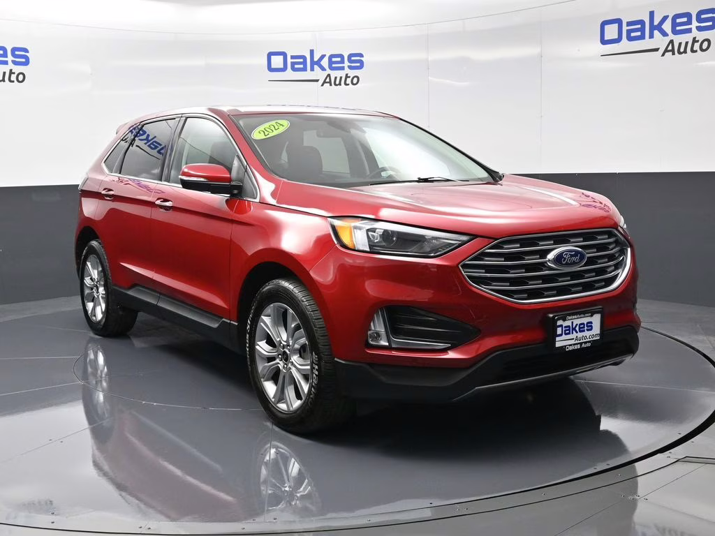 2024 Red Metallic Ford Edge Titanium AWD SUV