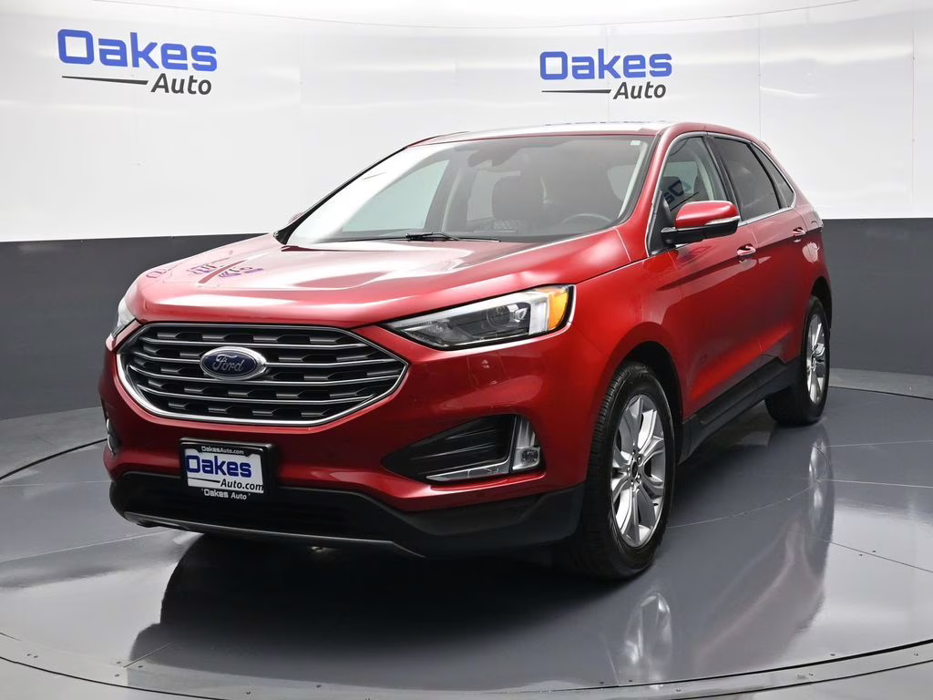 2024 Red Metallic Ford Edge Titanium AWD SUV