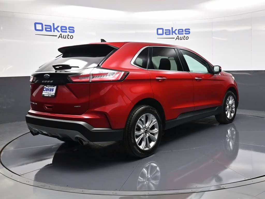 2024 Red Metallic Ford Edge Titanium AWD SUV