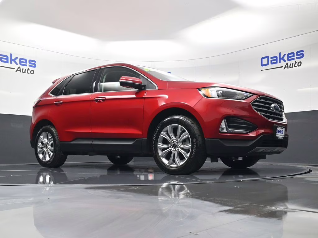 2024 Red Metallic Ford Edge Titanium AWD SUV