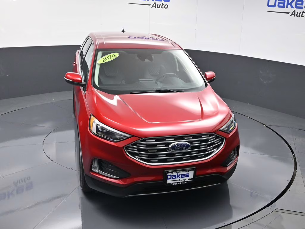 2024 Red Metallic Ford Edge Titanium AWD SUV