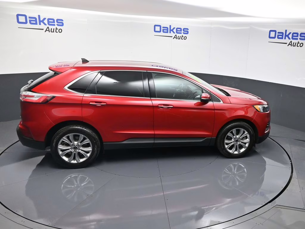 2024 Red Metallic Ford Edge Titanium AWD SUV