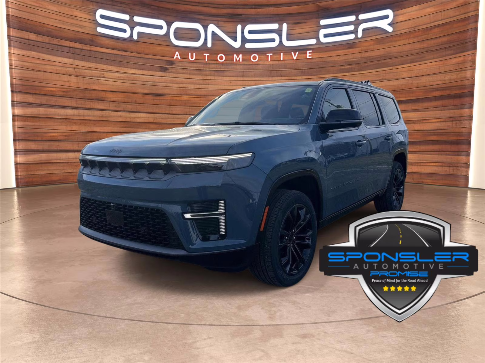 2026 Steel Blue Jeep Grand Wagoneer Summit Obsidian 4X4 SUV