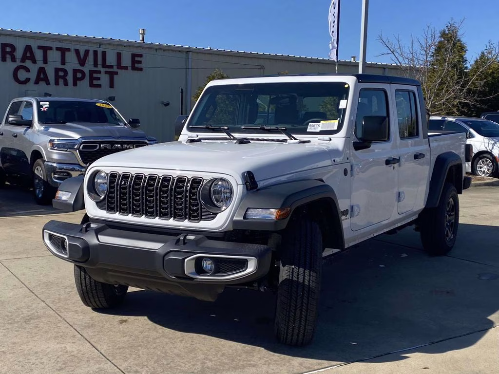 2026 Bright White Clearcoat Jeep Gladiator Sport 4X4 Truck