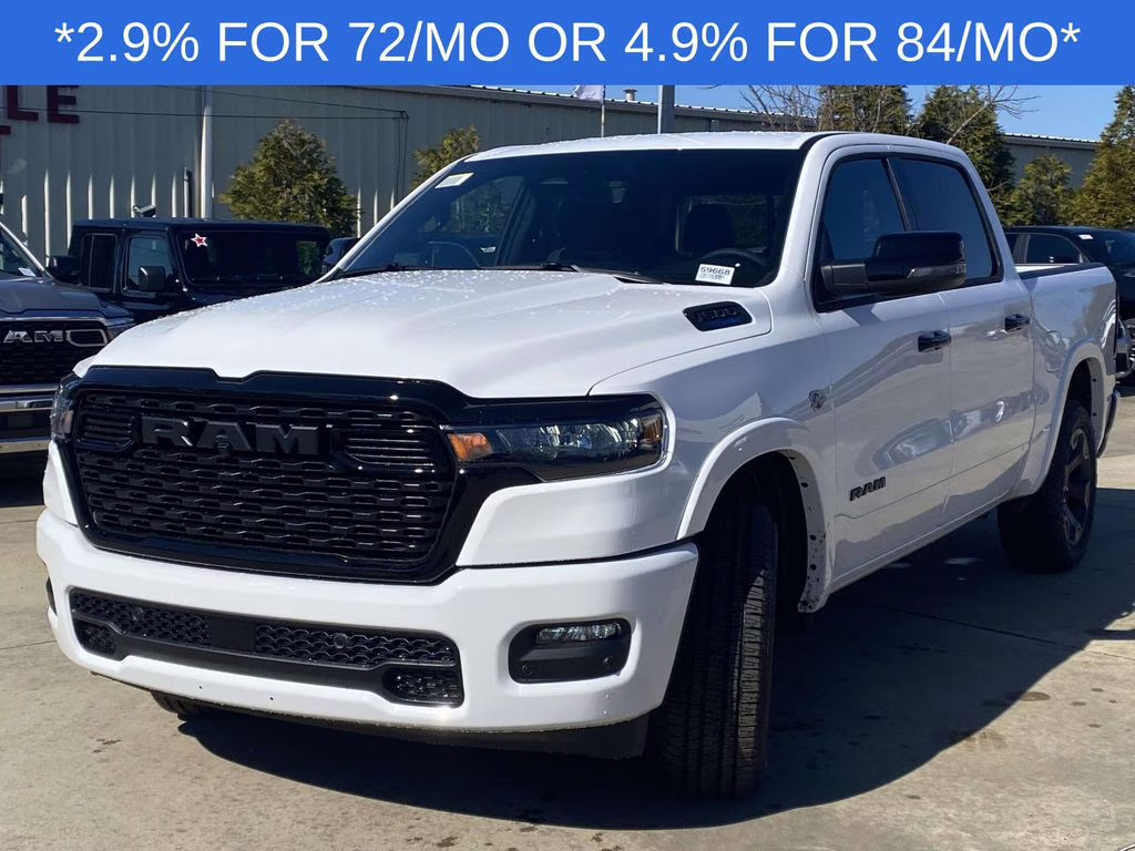 2026 Bright White Clearcoat Ram 1500 Big Horn/Lone Star 4X4 Truck
