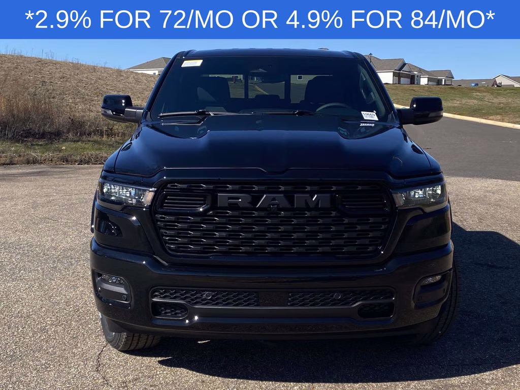 2026 Diamond Black Crystal Pearlcoat Ram 1500 Big Horn/Lone Star 4X4 Truck