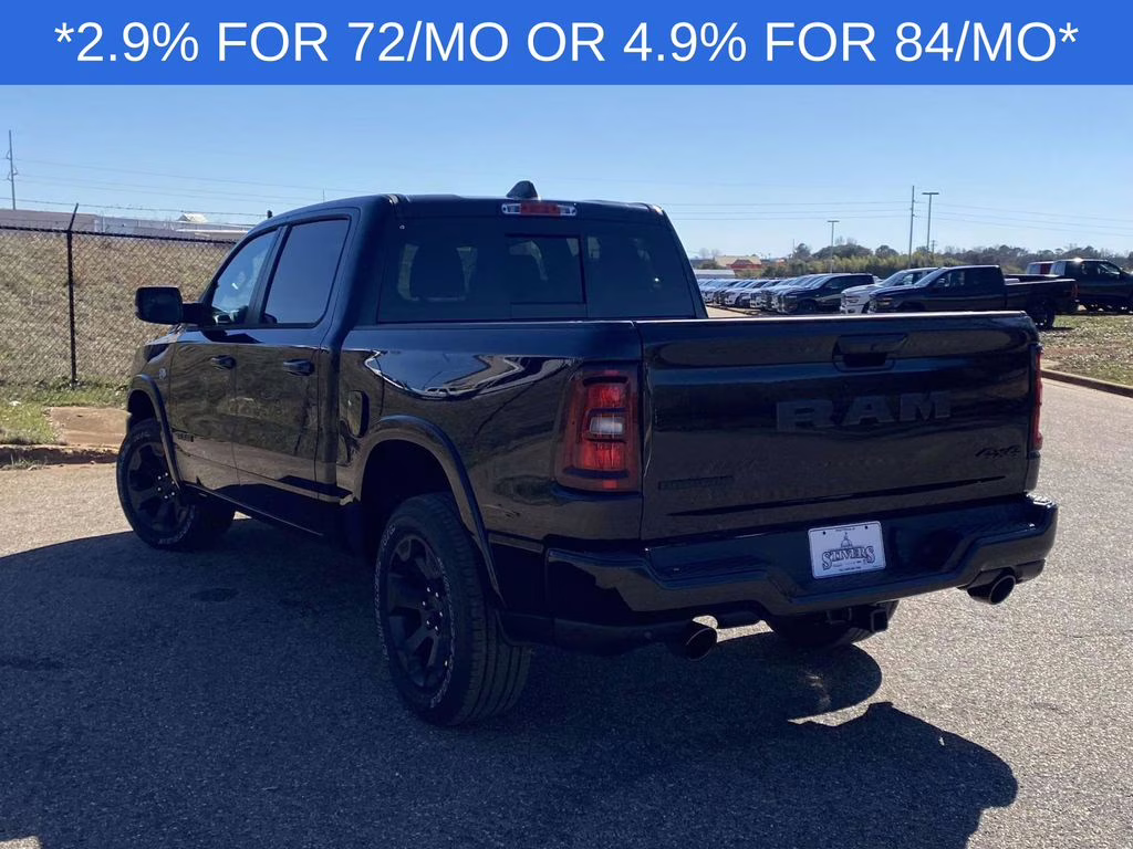 2026 Diamond Black Crystal Pearlcoat Ram 1500 Big Horn/Lone Star 4X4 Truck