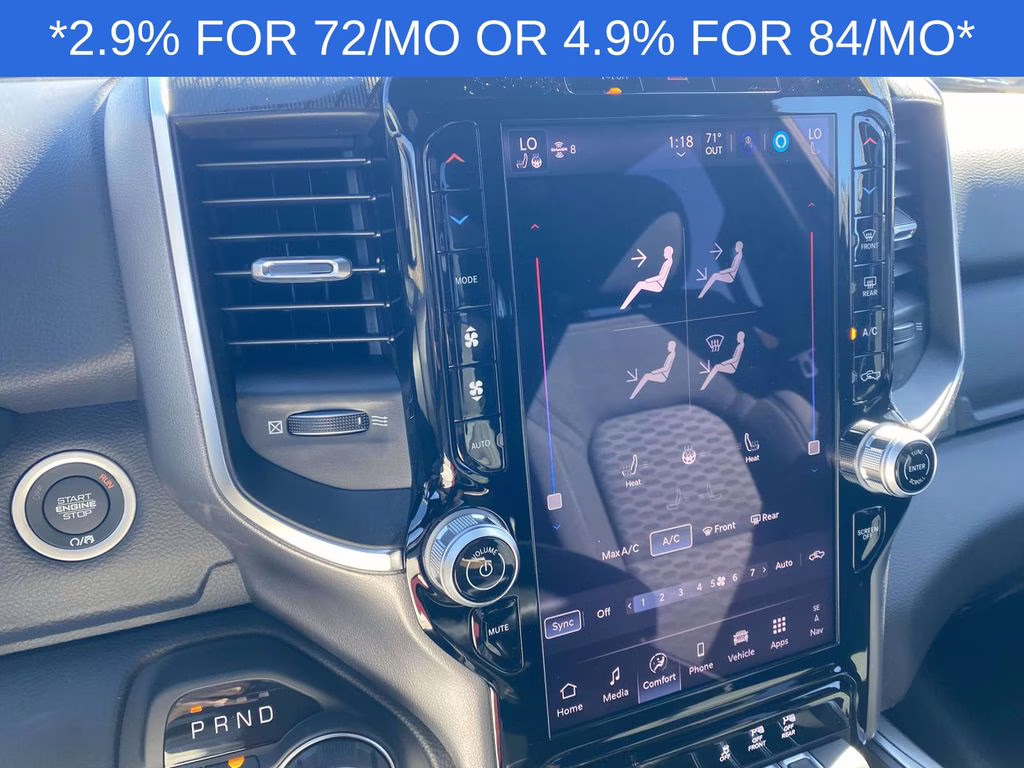 2026 Diamond Black Crystal Pearlcoat Ram 1500 Big Horn/Lone Star 4X4 Truck