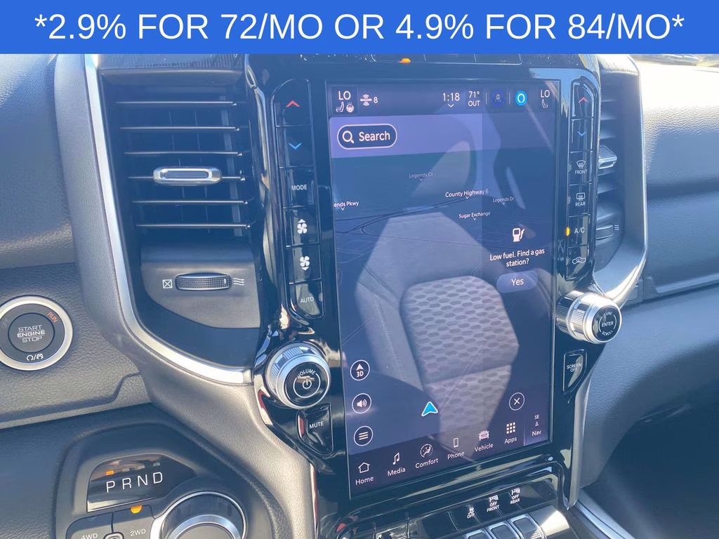 2026 Diamond Black Crystal Pearlcoat Ram 1500 Big Horn/Lone Star 4X4 Truck