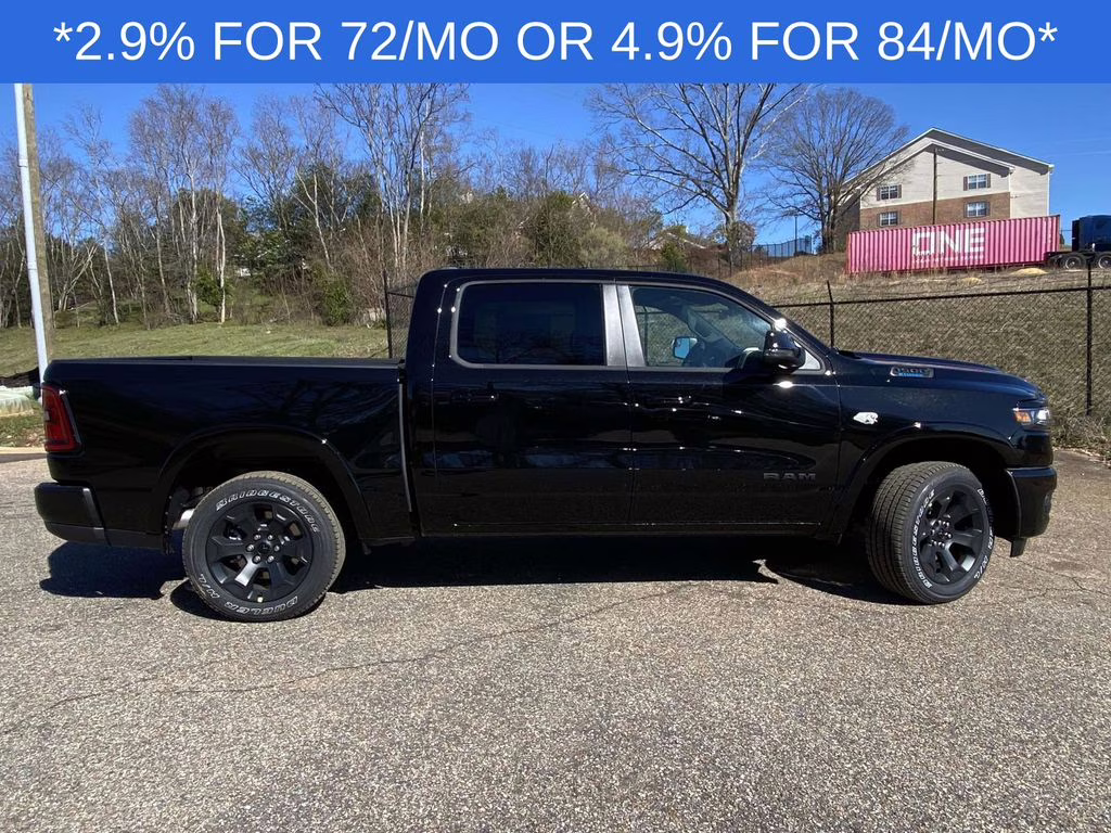 2026 Diamond Black Crystal Pearlcoat Ram 1500 Big Horn/Lone Star 4X4 Truck