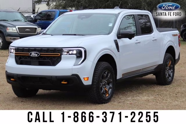 2025 White Ford Maverick Tremor AWD Truck