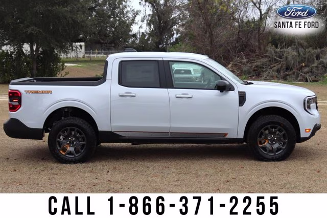 2025 White Ford Maverick Tremor AWD Truck