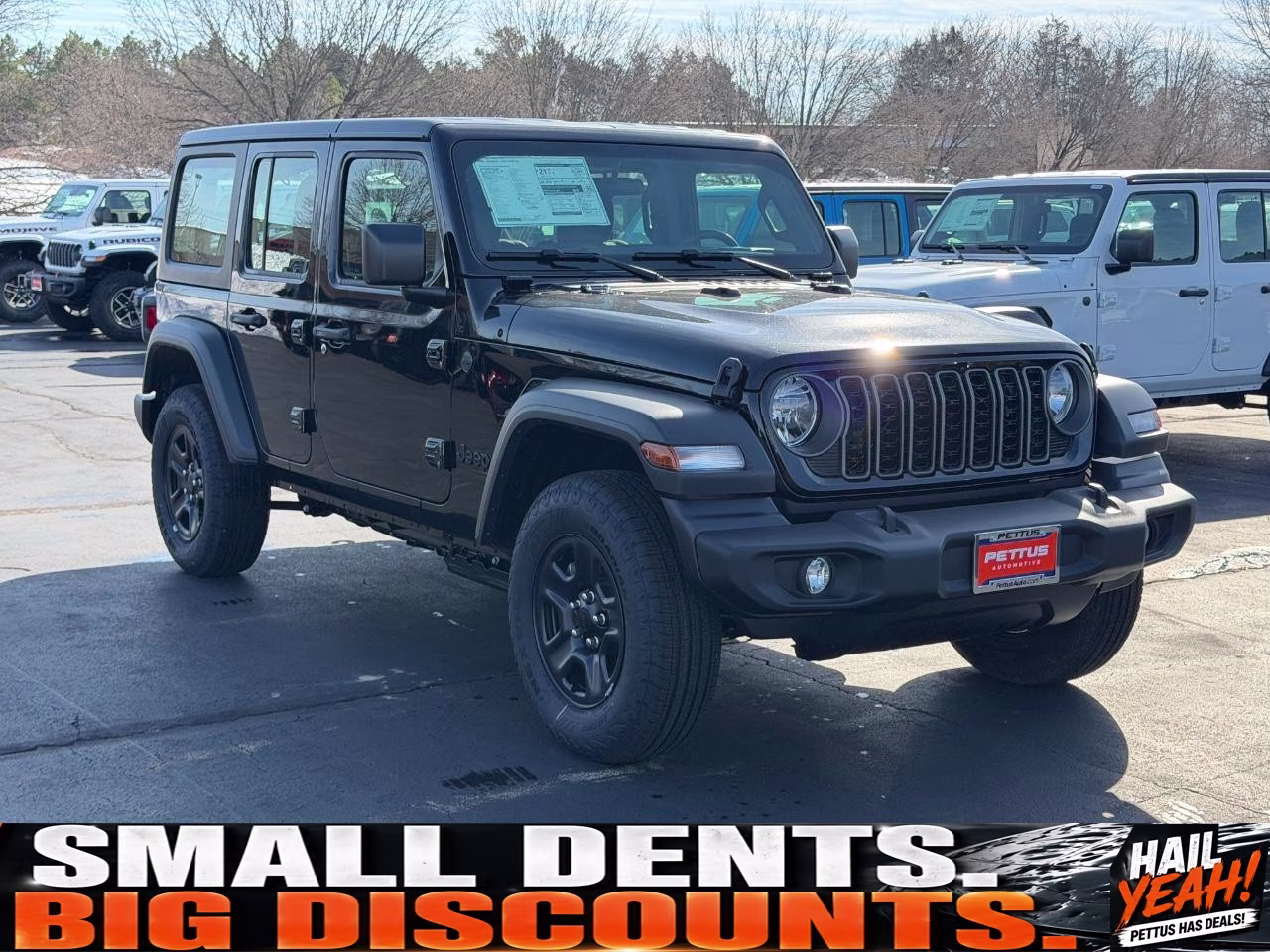 2026 Black Clearcoat Jeep Wrangler Sport 4X4 SUV