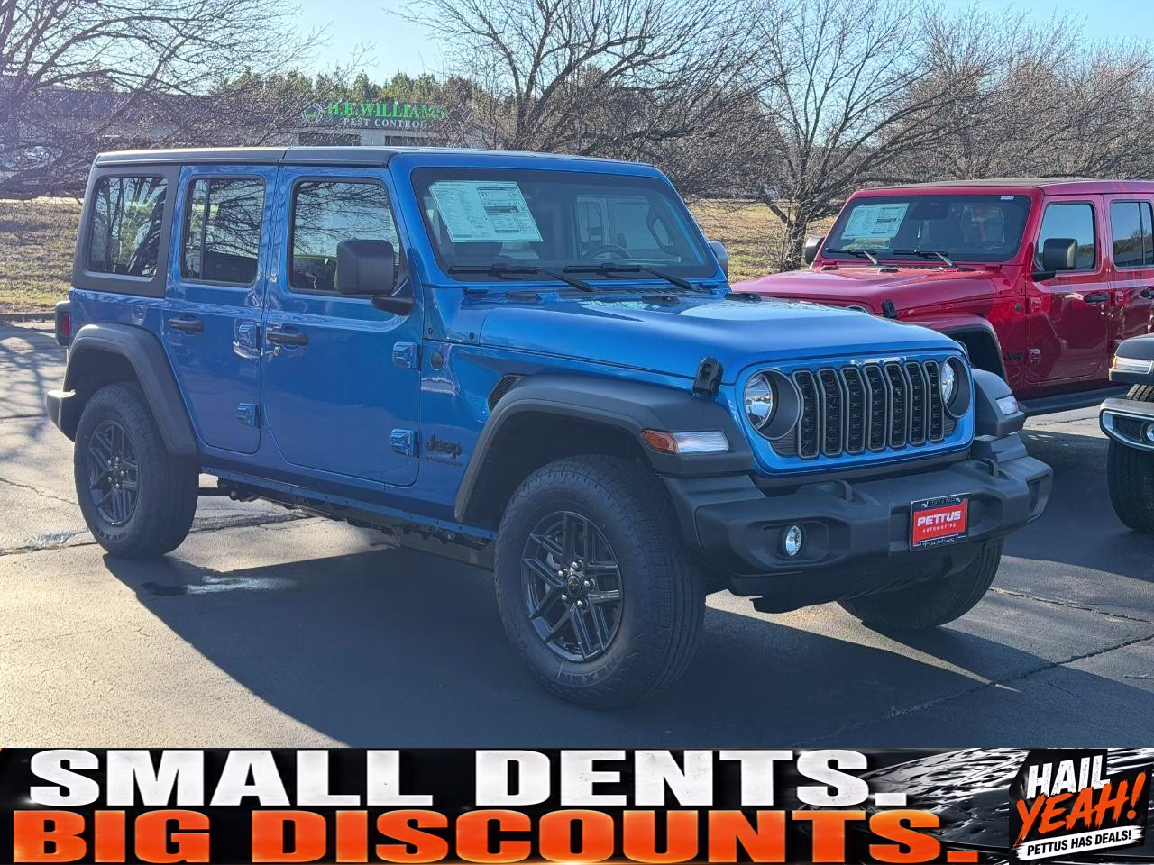 2026 Hydro Blue Pearlcoat Jeep Wrangler Sport 4X4 SUV