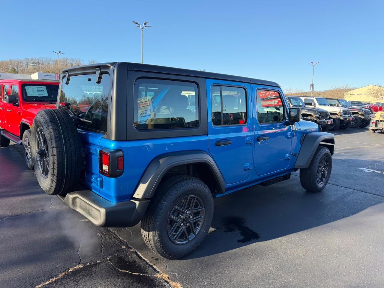 2026 Hydro Blue Pearlcoat Jeep Wrangler Sport 4X4 SUV