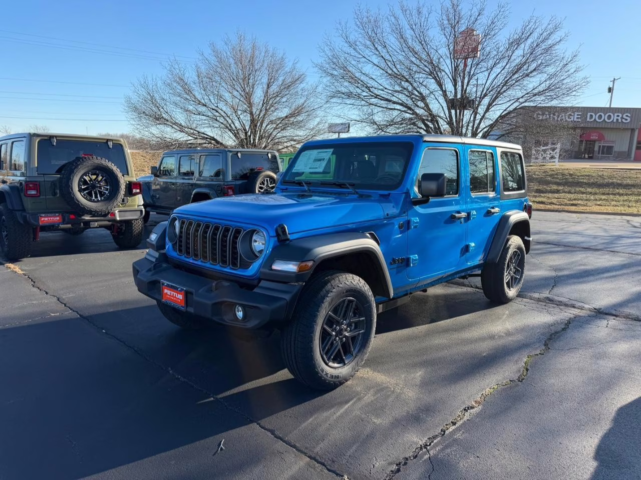 2026 Hydro Blue Pearlcoat Jeep Wrangler Sport 4X4 SUV