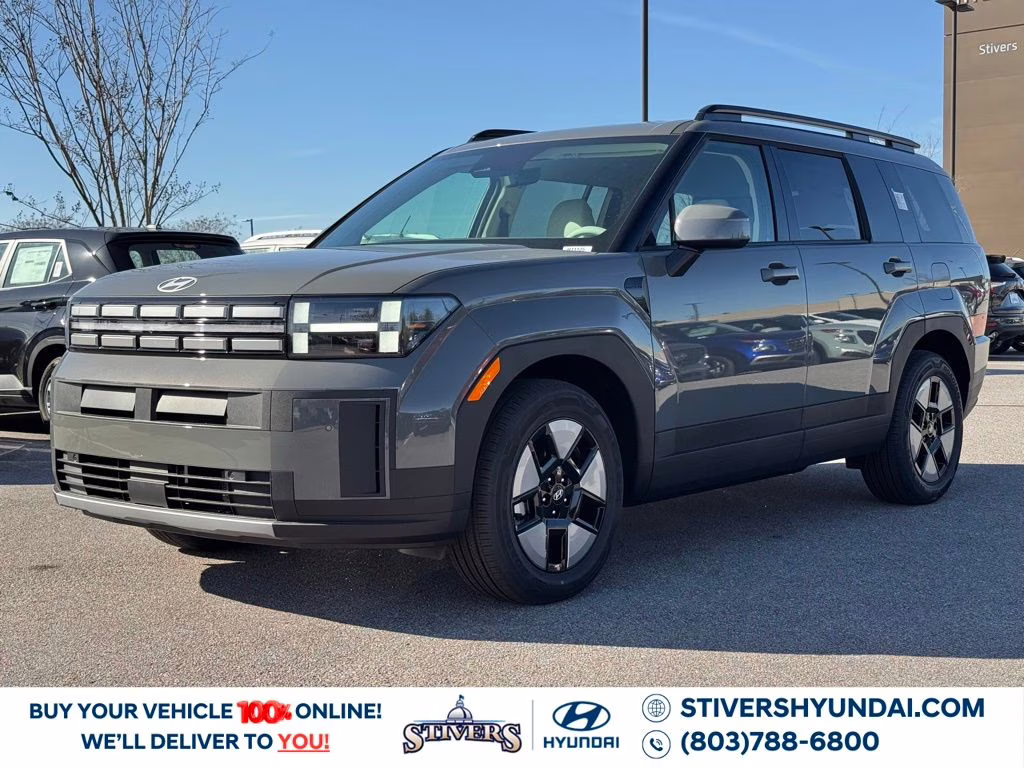 2026 Hampton Gray Hyundai Santa Fe Hybrid SEL FWD SUV